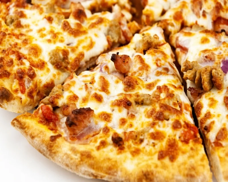 Donair pizza from Peak & Flame Pizza Express in Calgary, AB