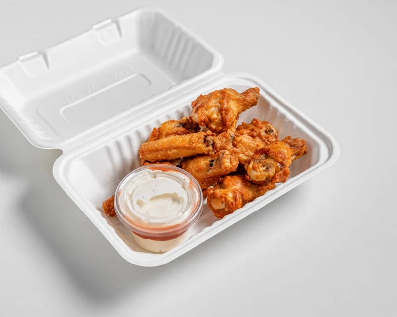 Peak Special flame wings from Peak & Flame Pizza Express in Calgary, AB