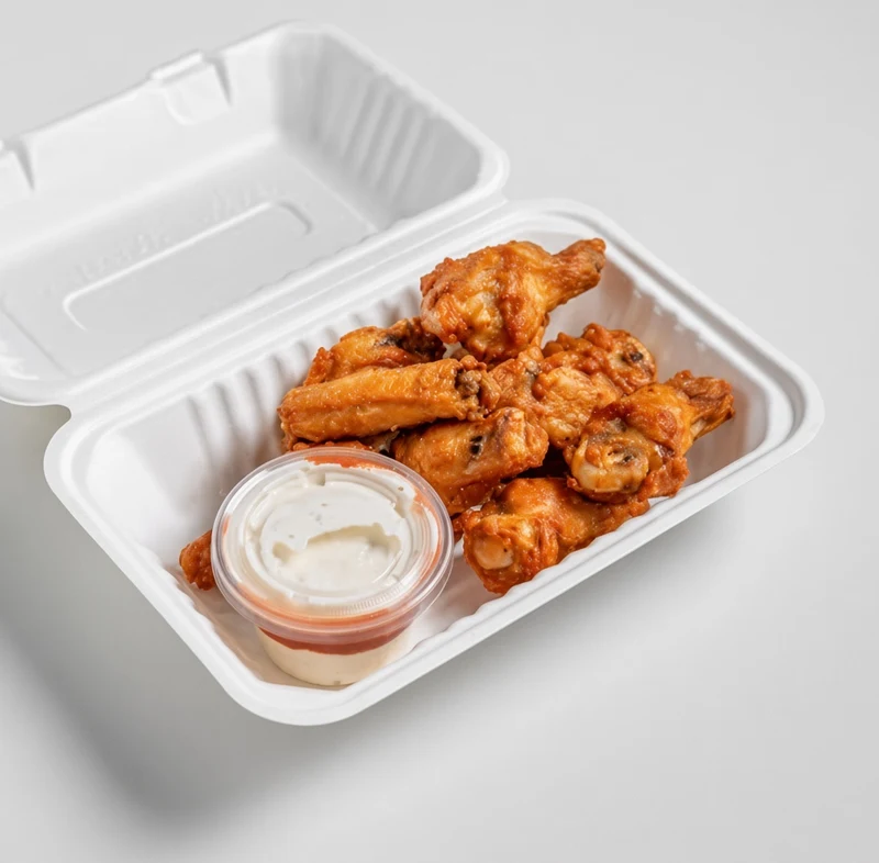 Peak Special flame wings from Peak & Flame Pizza Express in Calgary, AB
