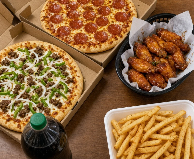 Family Deal from Peak & Flame Pizza Express in Cranston, Calgary